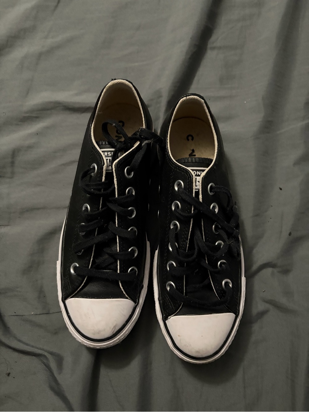Converse Black Low-Top Canvas Sneakers